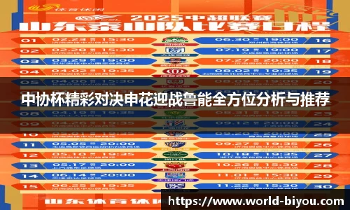 中协杯精彩对决申花迎战鲁能全方位分析与推荐